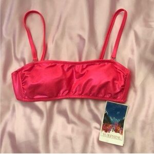 Vintage 90s Deadstock Hot Pink Bikini Top